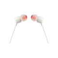 Audifonos cableados Jbl Tune110, entrada Aux color blanco.