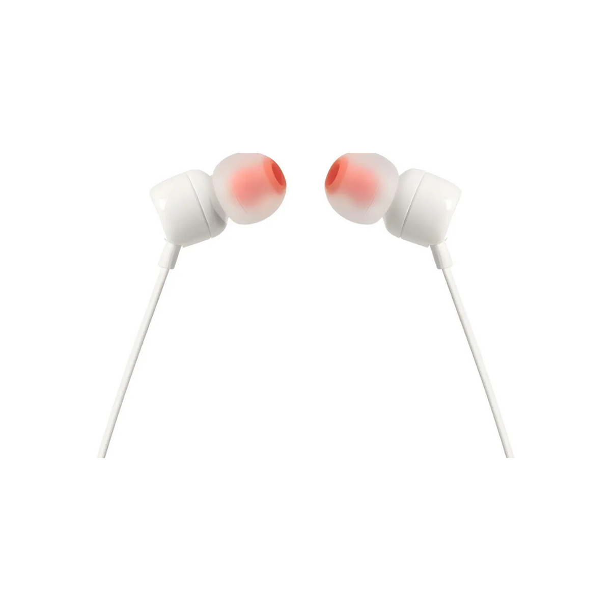 Audifonos cableados Jbl Tune110, entrada Aux color blanco.