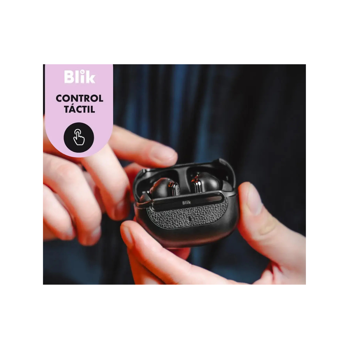Audifonos Bluetooth Blik Air950  con ancelación De Ruido 40 Hrs Negro