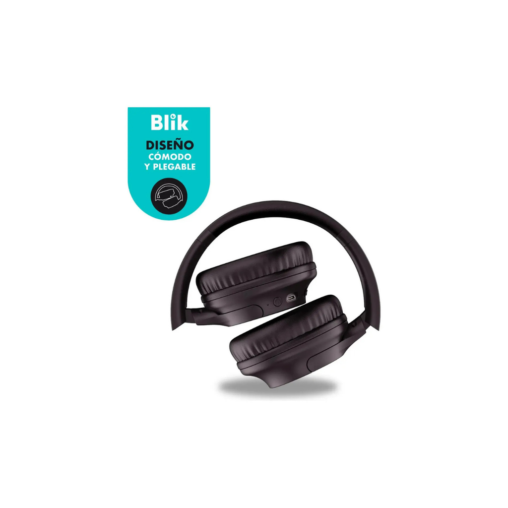 Audífonos Bluetooth Blik Soul250 20 Hrs Color Negro