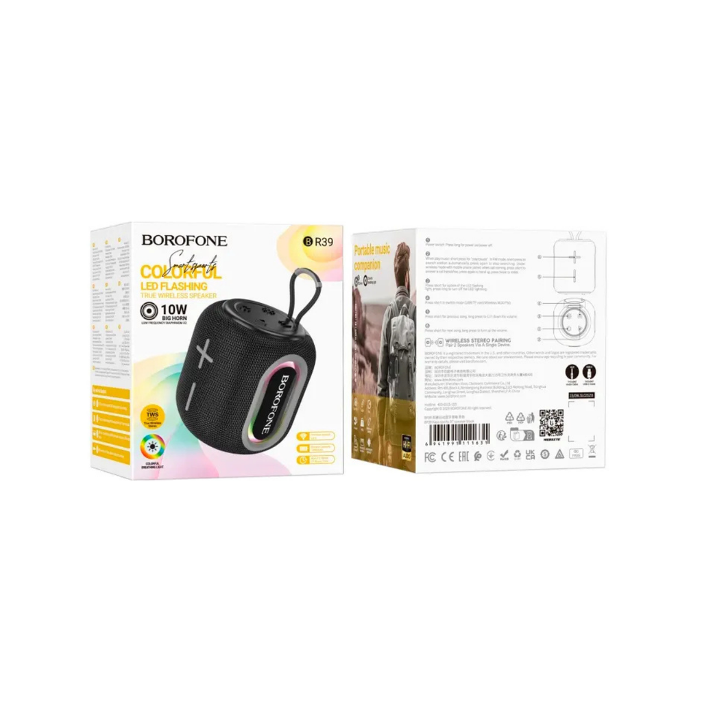 Parlante Bluetooth Borofone Br39 10w Fm Negro