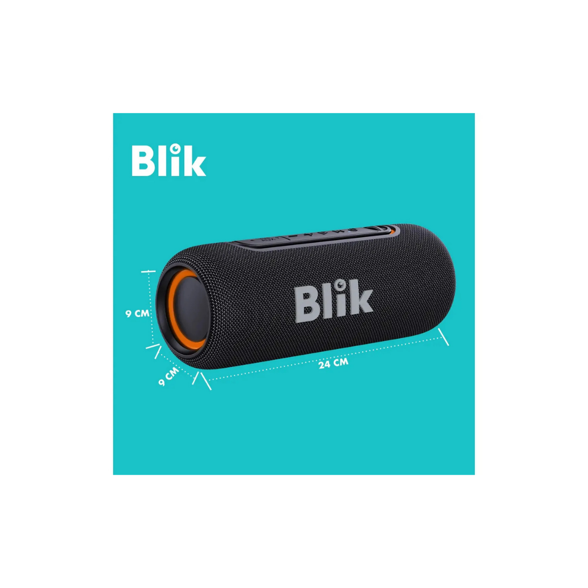 Parlante Bluetooth Portátil Blik Live Negro 10W