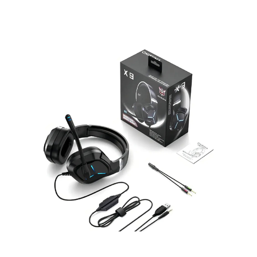 Audifonios Gamer Onikuma X9 Con Luz Rgb