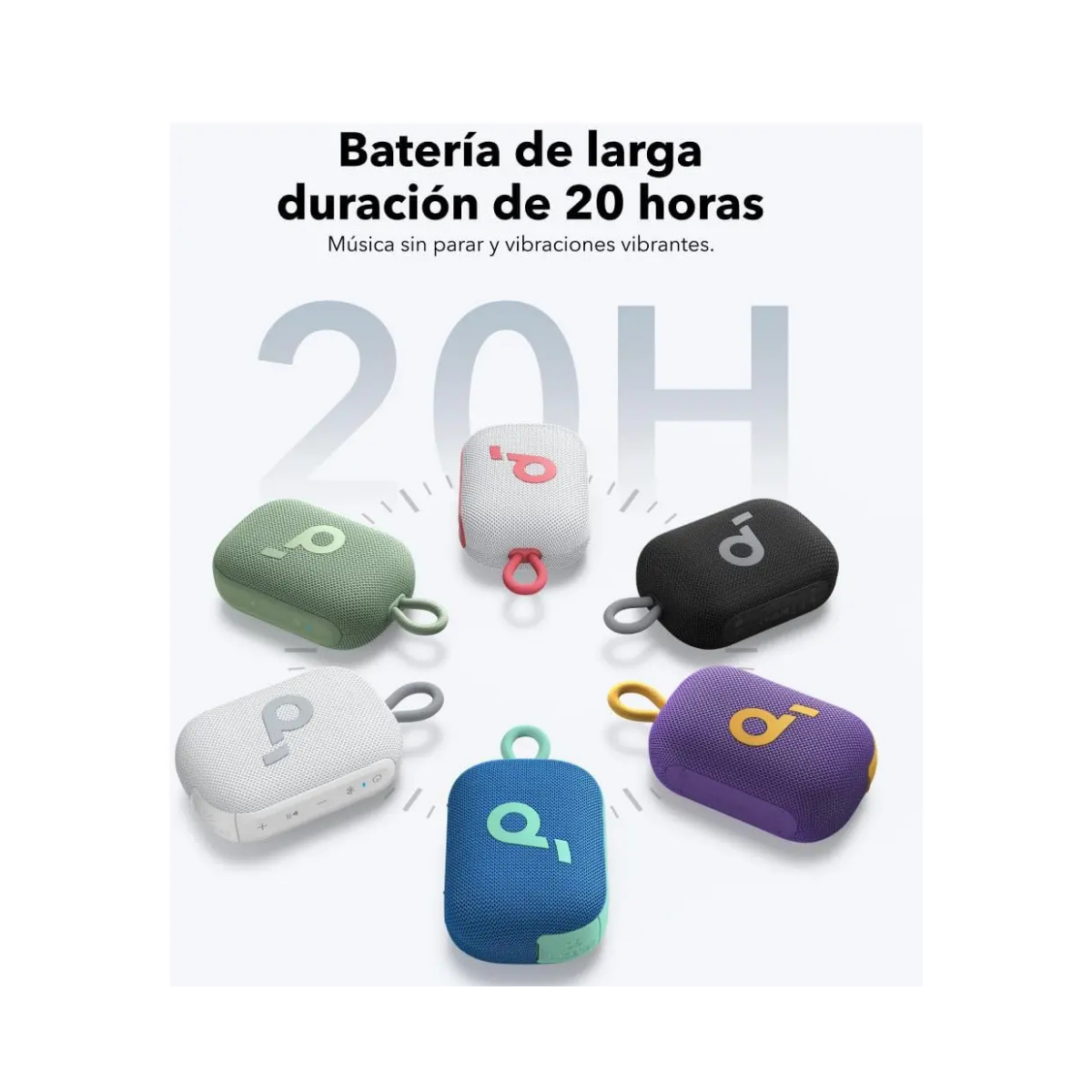 Parlante Bluetooth Soundcore Select 4 Go 5W Blanco