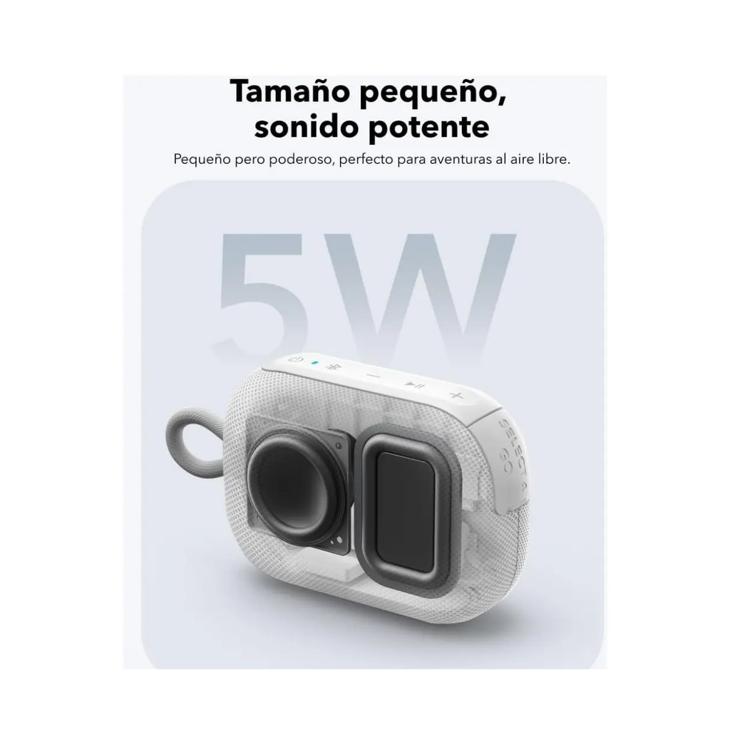 Parlante Bluetooth Soundcore Select 4 Go 5W Blanco